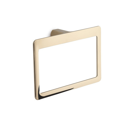 Portasalviette ad anello da muro in ottone e Cromall PI70 Gedy serie PIRENEI Oro