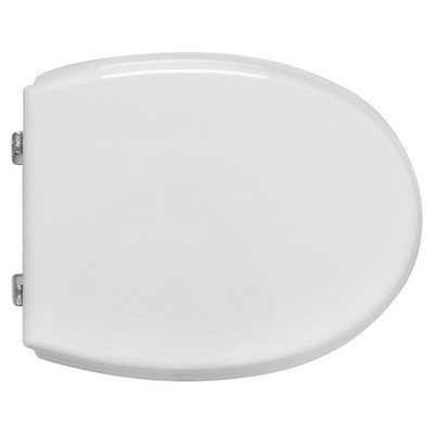 Copriwater compatibile per WC Globo vaso Amica forma 6 Bianco