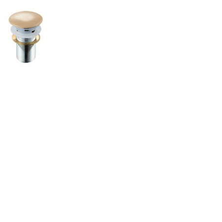 Piletta lavabo click-clack senza troppopieno FANCY Beige