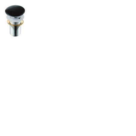 Piletta lavabo click-clack con troppopieno FANCY2 Nero