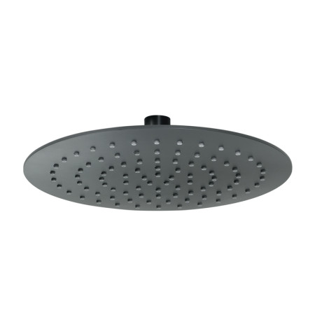 Soffione doccia D22.5 cm nero opaco serie PLUS 07 Gedy