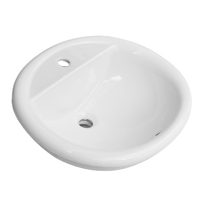 Lavabo soprapiano 57x49 cm LS65 bianco