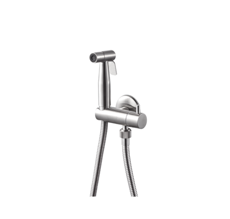 Rubinetto per WC acciaio inox Vema TIBER STEEL V17400 Satinato