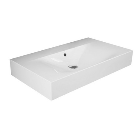 Lavabo Rak Ceramics sospeso DES senza foro rubinetto