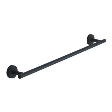 Portasalviette 60 cm in acciaio inox e Cromall 2321-60 Gedy serie EROS Nero Matt