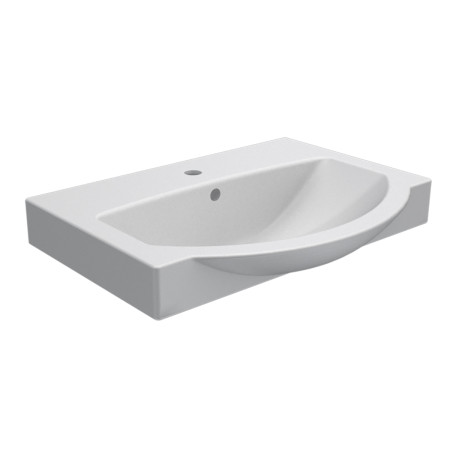 Lavabo a parete mod LP95 bianco lucido