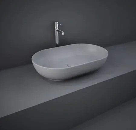 Lavabo da appoggio grigio matt Rak Ceramics Feeling