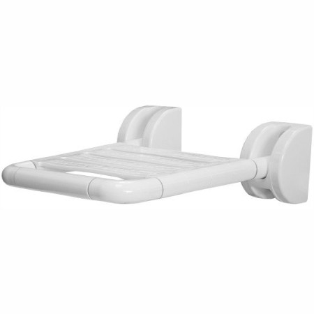 Seduta ribaltabile da muro 37x31 cm - bianco