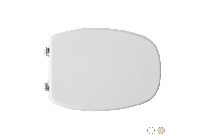 Copriwater compatibile per WC Pozzi Ginori vaso Italica Astro forma 3 Bianco