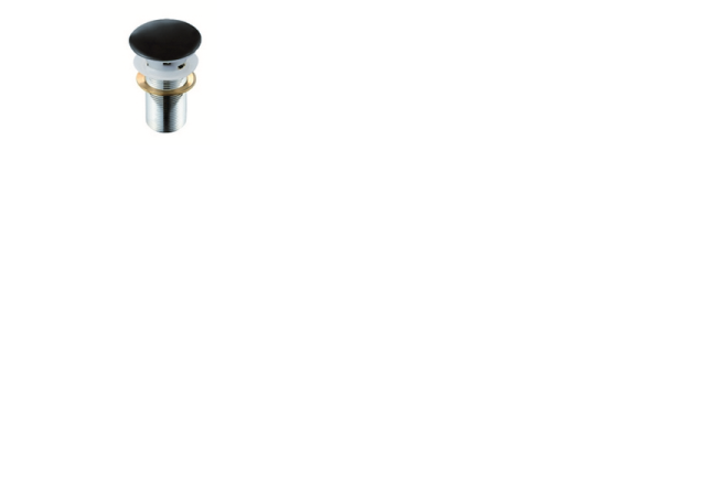 Piletta lavabo click-clack con troppopieno FANCY2 Nero