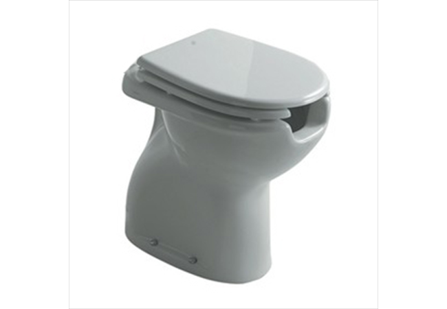 Vaso WC disabili con apertura frontale H. 49 cm Alice Ceramica Confort Bianco