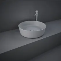 Lavabo da appoggio tondo Rak Ceramics Feeling  Grigio Matt