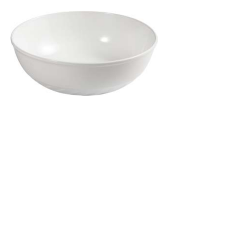 Lavabo d'appoggio slim in ceramica bianco