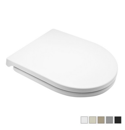 Sedile Soft-close per WC Feeling Rak ceramics Bianco Opaco