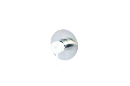 Miscelatore incasso doccia in acciaio inox Tubico Colorado con maniglia colorata T20130 Perla