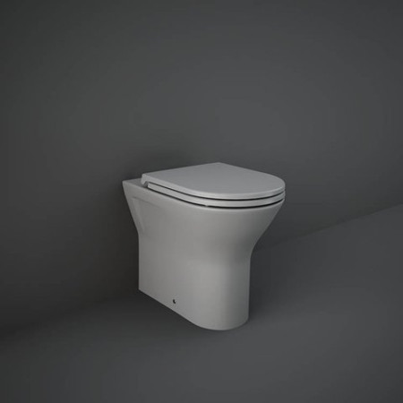 Sedile Soft-close per WC Feeling Rak ceramics Grigio Opaco